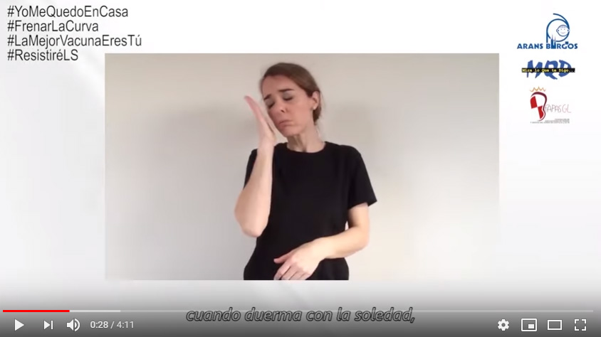 Conchita interpretando "Resistiré"