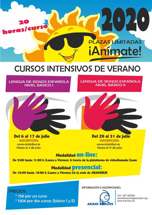 Cartel de los cursos