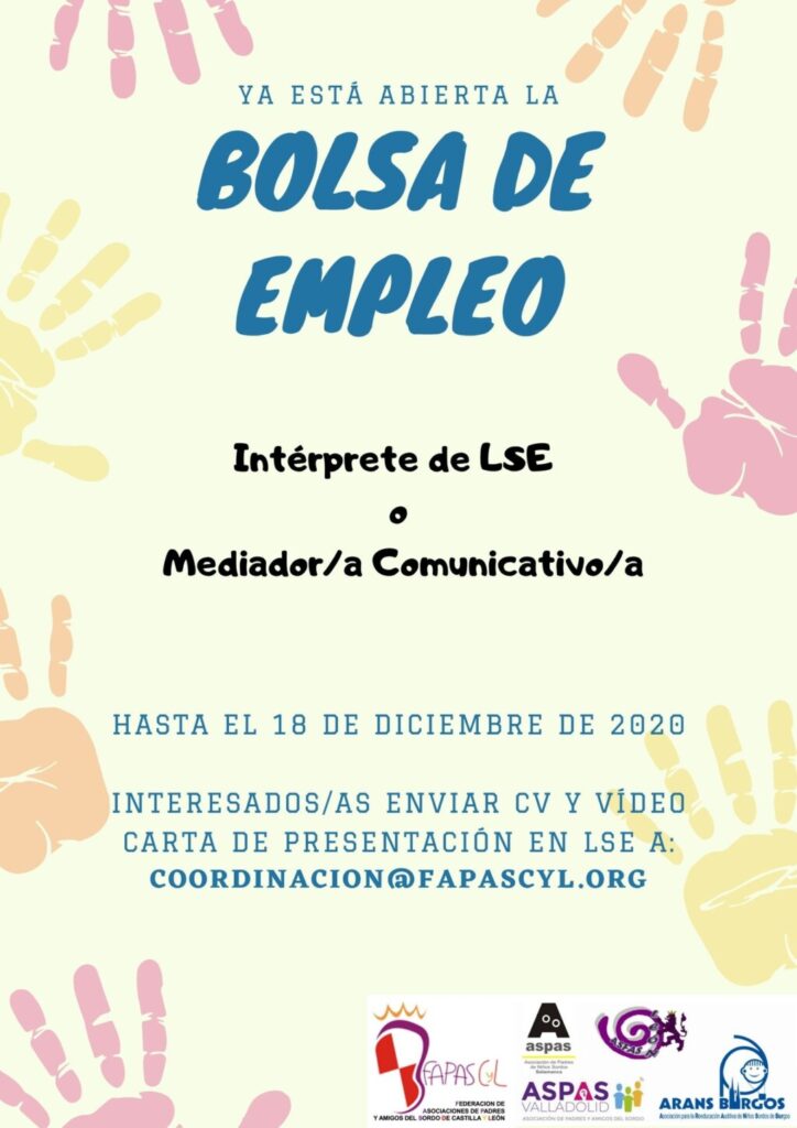 Abierta la bolsa de empleo de FAPASCYL