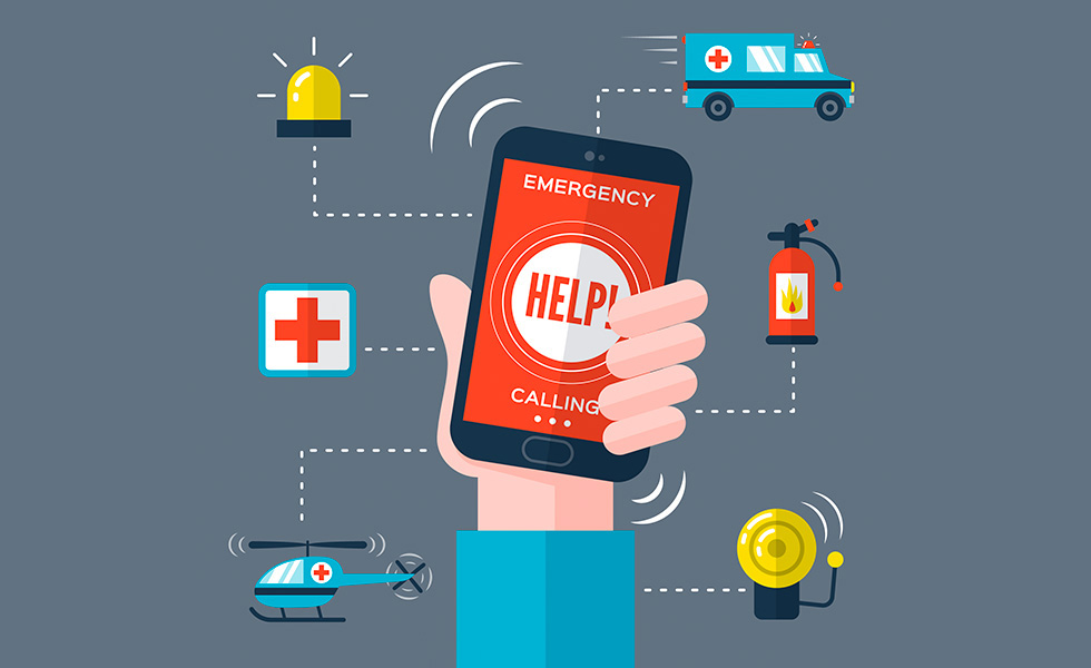 Diferentes llamadas de emergencias que se pueden hacer desde un móvil