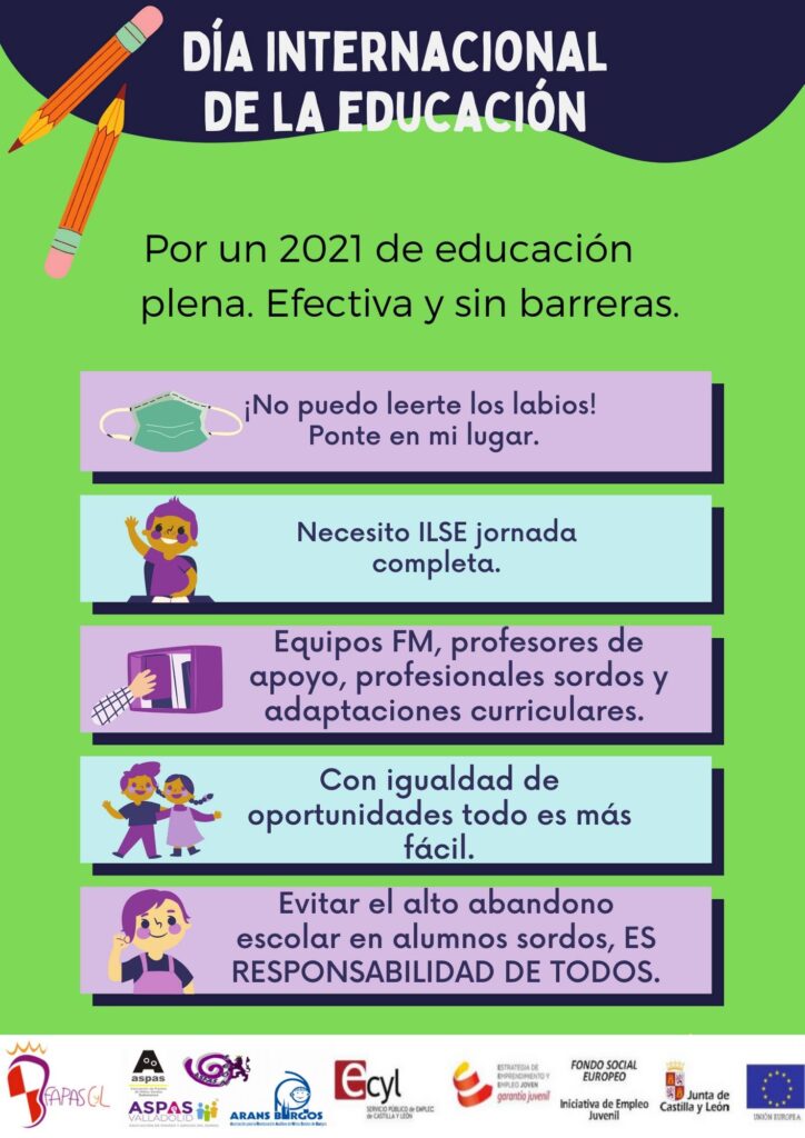 reivindicaciones de las personas sordas en educación