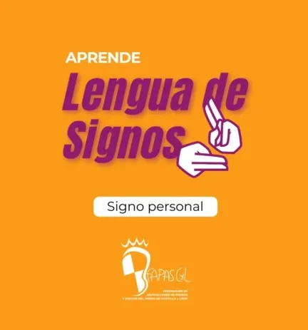 Aprende LSE. Signo personal