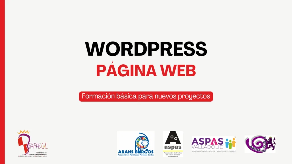 Formación herramientas digitales | WordPress