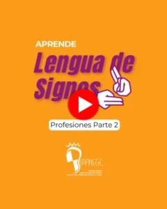 Aprende LSE. Profesiones parte 2