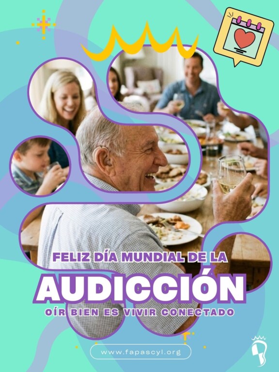 Composición visual que utiliza formas orgánicas para mostrar escenas de convivencia.